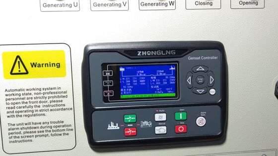 Starting System Remote Start Industrial Generator Set 500kw with PLC Control Cabinet