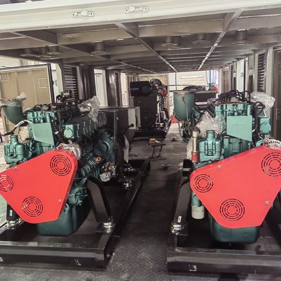 CE ISO Approved 2MW 3MW Silent Natural Gas Generators Cummins Engine 1500RPM/1800RPM